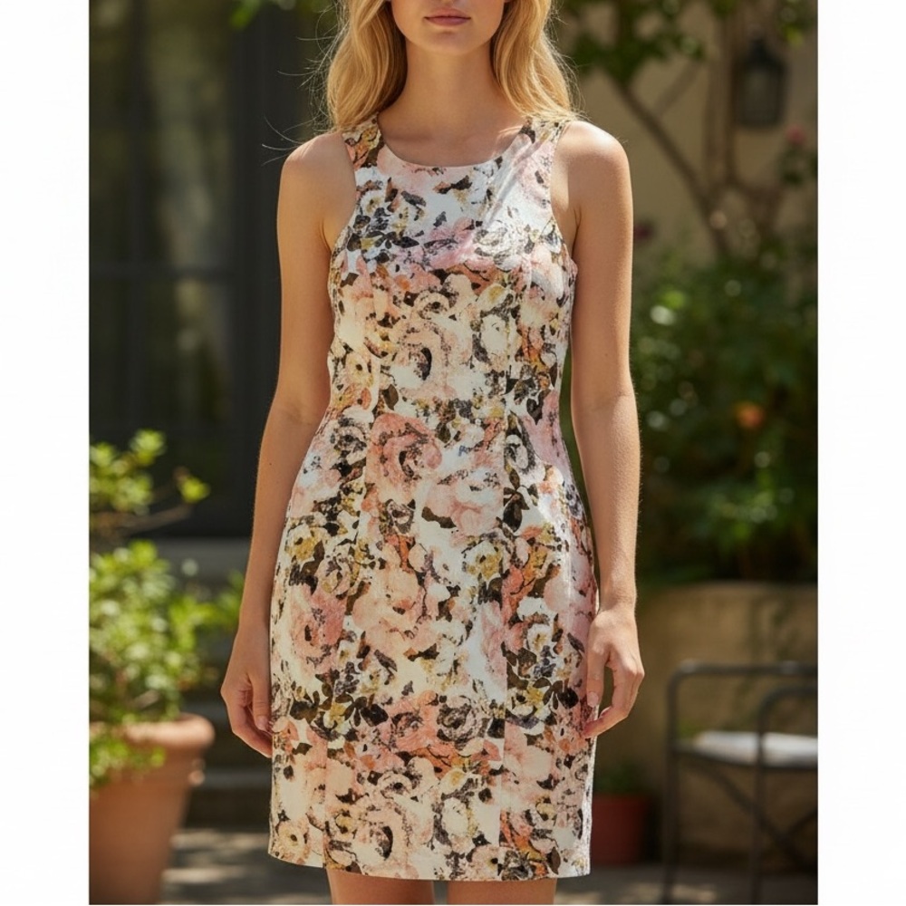 Ladakh Anthropologie floral dress